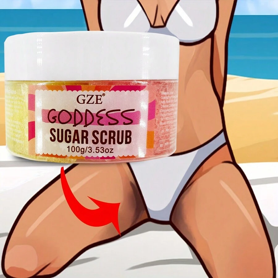 Goddess Body Sugar Scrub - Tẩy tế bào chết chăm sóc da - Tẩy tế bào chết dưỡng ẩm cho cơ thể, Cellulite, Da chết, Vùng kín Tẩy tế bào chết làm trắng da - Hồng - Xem 1