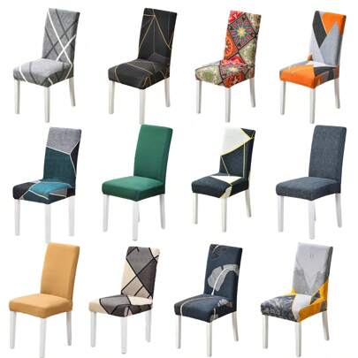 1/4/6 Pezzi Copridivano per sedia da pranzo, copertura protettiva per sedile di sedia rimovibile e lavabile ad alta elasticità per casa festa hotel cerimonia di nozze