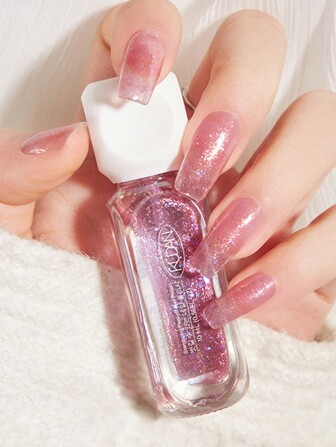 2025 新款 10ml Koodan Star 可撕式水性指甲油，粉色持久速干美白健康水性指甲油 - 适合春夏季 - 适合女性和女孩