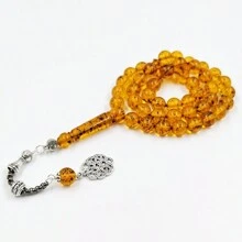 Tasbih Brown Resin Turkish Fashion 45 Prayer Beads Misbaha Bracelet Muslim Accessories On Hand