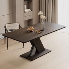 QQD 70" Dining Table, Extendable Dining Table For 4 6, Wooden Kitchen Dining Room Table, Expandable Dinner Table, Modern Extendable Console Table Desk For Home Office Small Space