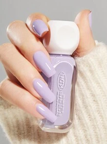 2025 New 10ml Removable Water-Based Nail Polish, Lavender Color Long-Lasting Quick-Drying Whitening Healthy Water-Based Nail Polish - Suitable For Spring/Summer - Suitable For Women And Girls