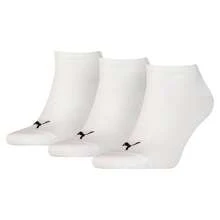 Puma Unisex Adult Invisible Socks (Pack Of 3) (White) - White - View 1