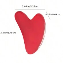 1 pezzo Gua Sha Board, raschietto Gua Sha in resina naturale per massaggi viso, collo, schiena e corpo, massaggiatore per il corpo in resina per la cura della pelle
