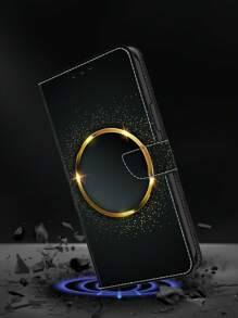 GLANDOTU Compatible With Samsung Redmi Honor Oppo  Phone Case Wallet With Card Holder PU Leather Flap Magnetic Closure Phone Case