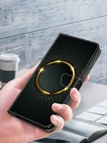 GLANDOTU Compatible With Samsung Redmi Honor Oppo  Phone Case Wallet With Card Holder PU Leather Flap Magnetic Closure Phone Case