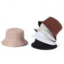 Stylish Unisex Bucket Hat: Breathable, Lightweight, & Sun-Protective In Candy Colors- Durable & Versatile Men's Sun Hat Summer Hat, Suitable For Summer Outdoor Activities Such As Hiking And Fishing