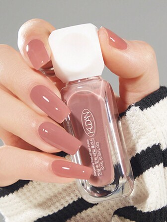 2025新款10ml可剥水性指甲油珊瑚粉色持久速干美白健康水性指甲油-适合春夏季-女士和女孩