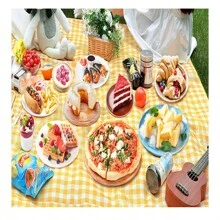 1pc Outdoor Picnic Mat, Waterproof Thick Beach Blanket, Portable Camping Pad For Grass Lawn Spring Travel