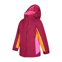 Mountain Warehouse Childrens/Kids Honey Ski Jacket (Berry) - Hot Pink - View 3