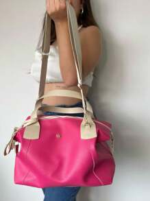 Women Shoulder Bags - Màu Hồng Tươi - Xem 3