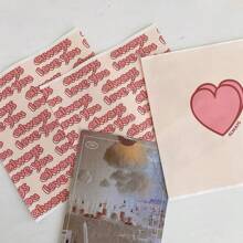 10个/20个/50个心形纸袋生日礼物，糖果包装袋，彩色糕点装饰袋，零食袋 - 粉色甜美风格，适合女孩情人节 - 彩色 - 查看 9