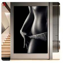 1 Máy Tính Hot Girl Gợi Cảm Người Phụ Nữ Khỏa Thân Cơ Thể Vải Poster Hiện Đại Gợi Cảm Nghệ Thuật Mẫu Hình Tranh Treo Tường In Bức Tranh Tường Phòng Tắm trang Trí Không Khung - màu đen - Xem 23