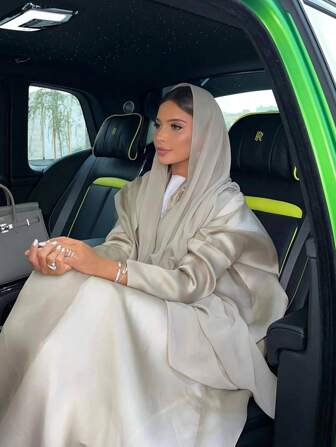 1pc Women Hijab Solid Color Faux Pearl Chiffon Soft Headscarf, Suitable For  Daily Use For Women Abaya