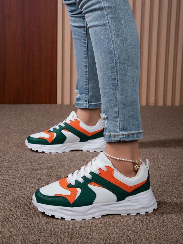 Frauen Gehen-Stil Schuhe, Damen Lässig schuhe Sport Sneakers