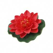 1pc X 10cm Artificial Fake Open Lotus Flower Floating Fish Pond Lily Pad Garden Decoration - Multicolor - View 11