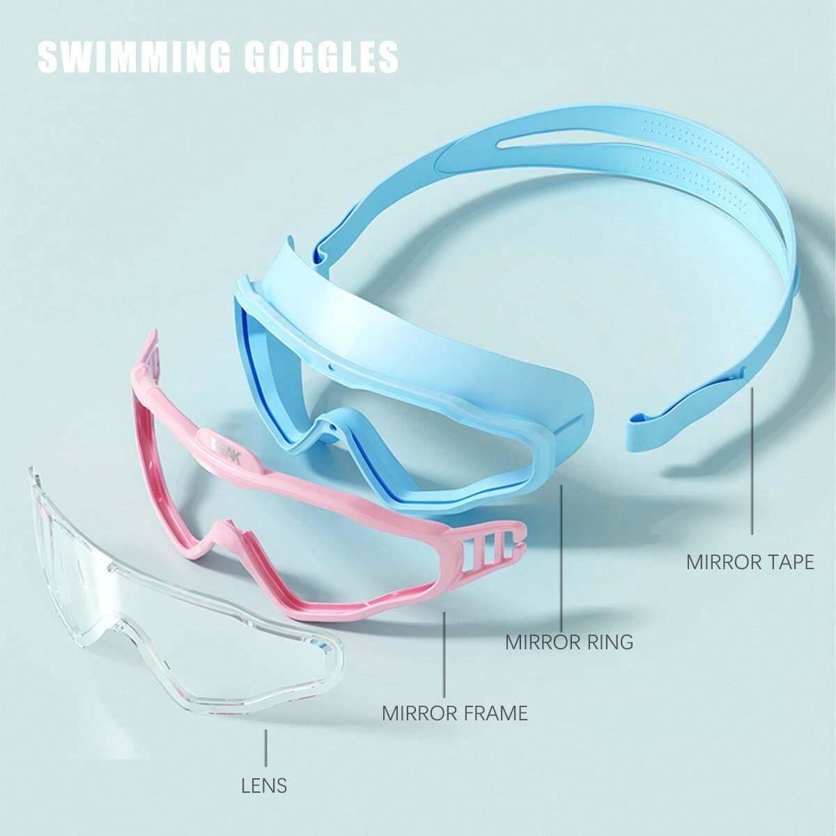 Professional Adjustable Unisex Adult Non Fogging Waterproof Anti-UV Swimming Gog - Foto 4