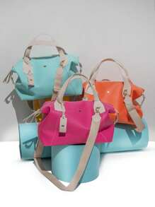 Women Shoulder Bags - Màu Hồng Tươi - Xem 5