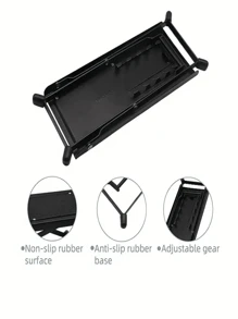 Sturdy Metal Guitar Pedal Board, 4-Level Adjustable & Foldable, Comfortable For Home Or Stage Performance,Gitare,Cello,Drum Kit