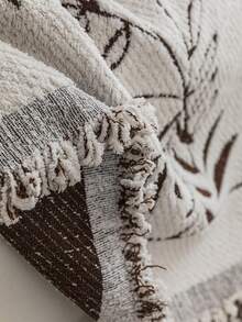 Ins風格沙發罩，通用高端防滑沙發毯，防刮沙發巾，多功能沙發保護套 - 咖啡色 - 查看 5