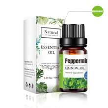 KANHO薄荷芳香療法精油10ml 0.33fl.Oz 天然成分選擇天然植物原料適用於所有膚質添加按摩和擴香器、加濕器、淋浴和泡泡浴的香味朋友禮物母親節禮物 1瓶 KH-010 - 薄荷Pepper mint - 查看 1