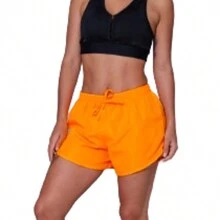 Plus Size Sports Shorts - 橘色 - 查看 5