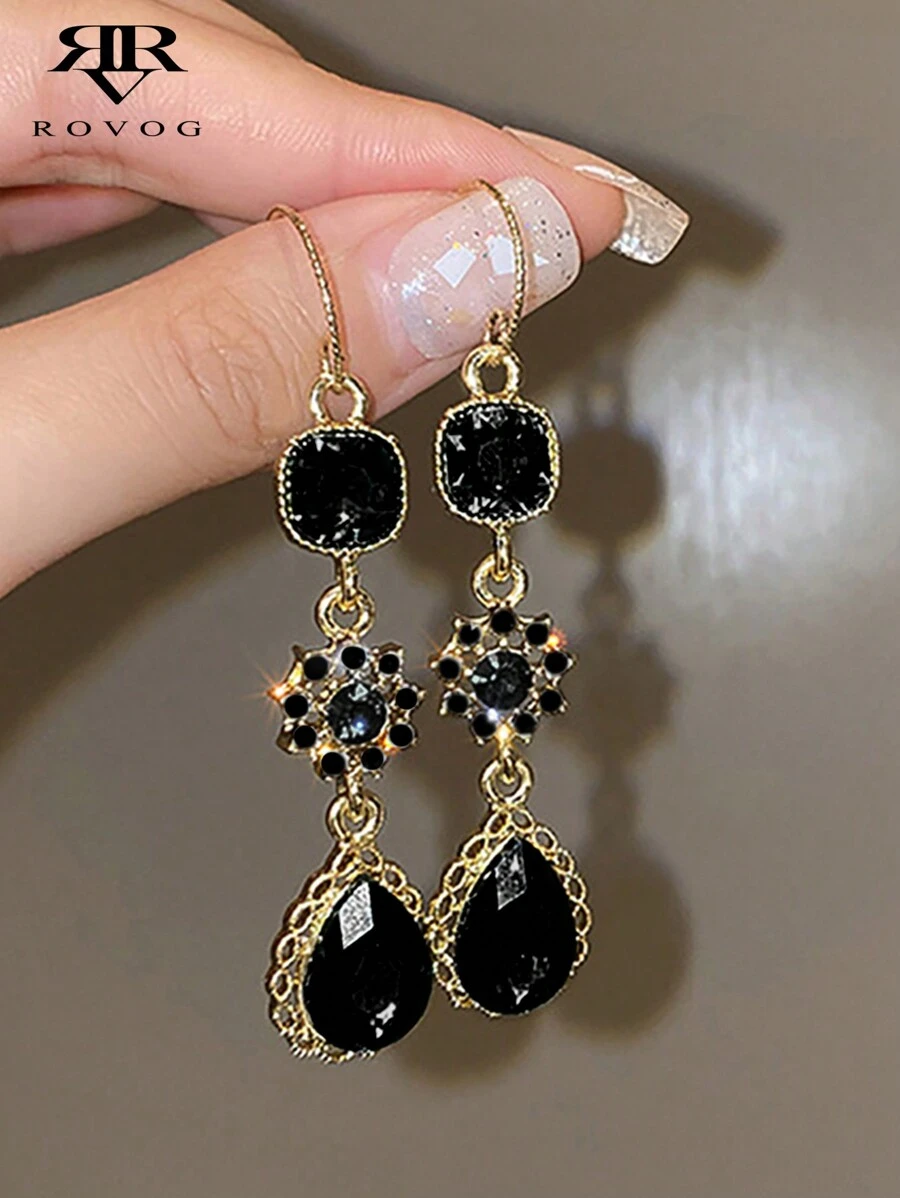 1 cặp hoa tai thả rỗng phong cách cung điện thanh lịch và sang trọng dành cho phụ nữ phong cách kỳ nghỉ ngày lễ tình nhân, mẹ, mẹ, ngày của mẹ, quà tặng