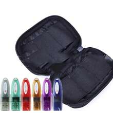 1pc USB Drive Storage Pouch, Mini Flash Drive Bag, USB Disk Organizer Box, Thumb Drive Protective Sleeve, Electronic Accessories Bag, Camera Accessories Case - Black - View 3