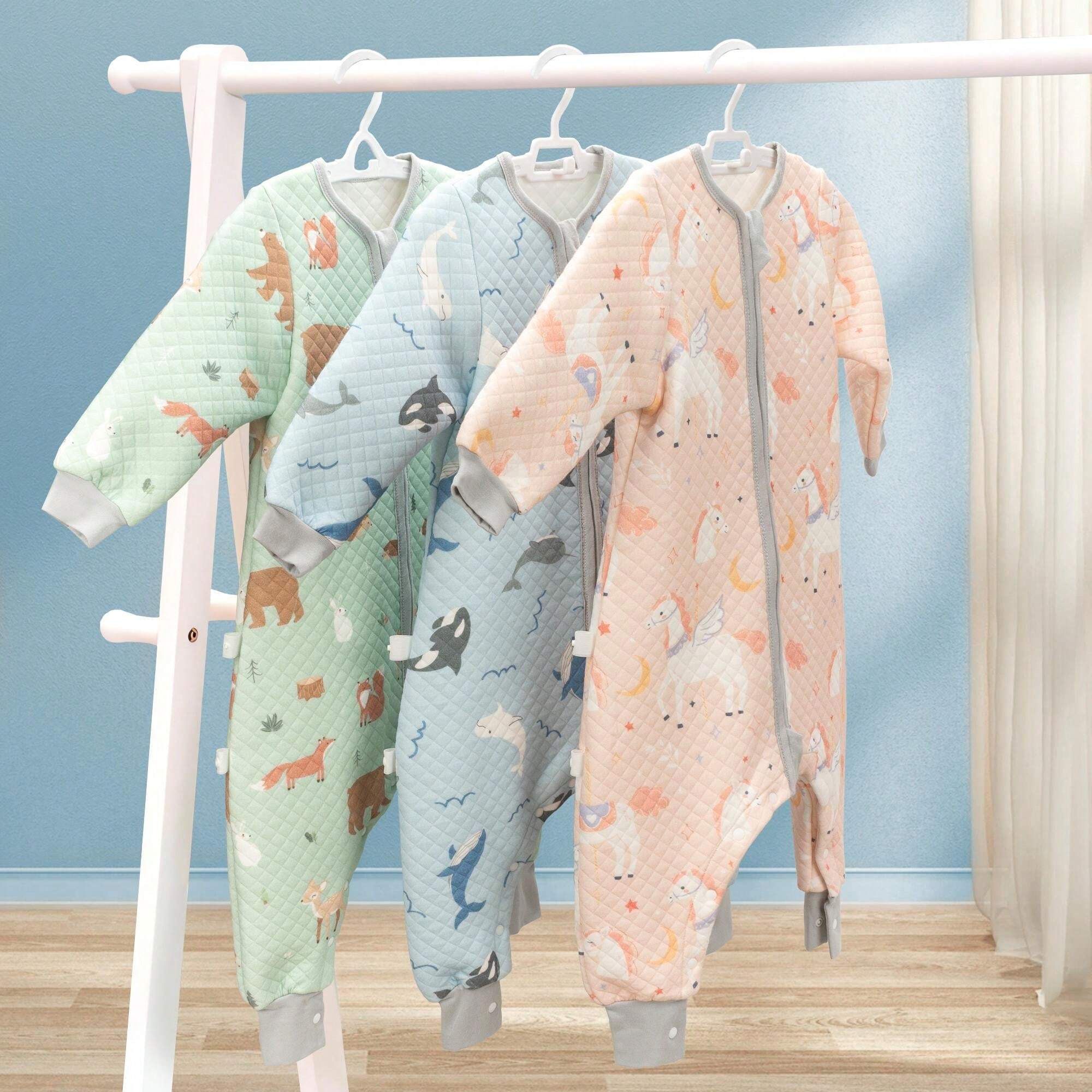 Minicoco Sacco Nanna per Bambini e Neonati con Cerniera, 100% Cotone