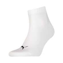 Puma Unisex Adult Quarter Training Ankle Socks (Pack Of 3) (White) - White - View 1