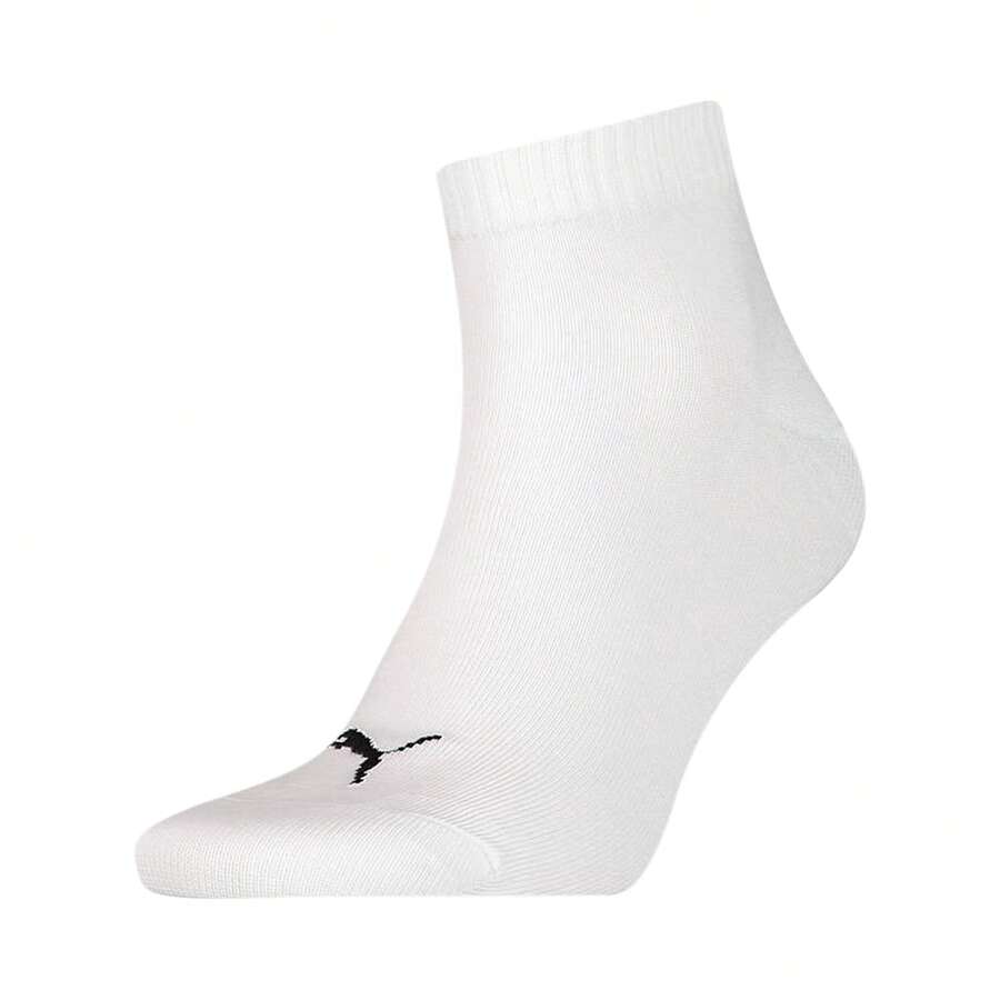Puma Unisex Adult Quarter Training Ankle Socks (Pack Of 3) (White) - White - View 1