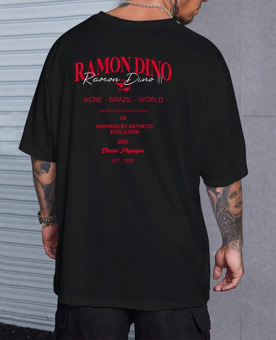 Men T-Shirts - 黑色 - 查看 1