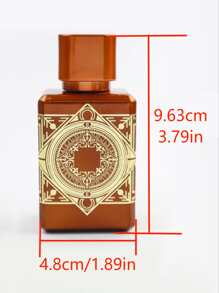 50ml Brown Spray Perfume Glass Bottle - Brown - View 2