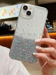 Y2k亮片裝飾手機殼，適用於iPhone 15/15Pro/15Plus/15Promax - 銀色 - 查看 8