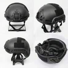 FAST Fiberglass Helmet For Riot Prevention And Security Special Forces Tactical Tiger Spot Special Operations Training Helmet - Black - View 6