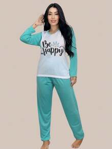 Women Pajama Sets - màu xanh lá - Xem 1