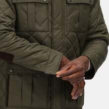Regatta Mens Padbury Quilted Jacket (N/A) - Khaki - View 7