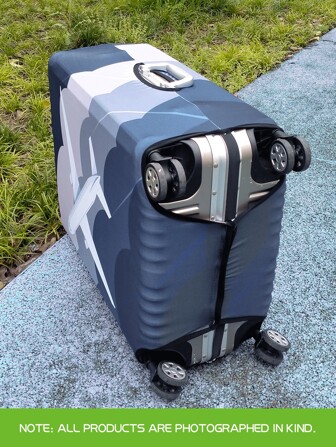 Funda protectora de equipaje, funda protectora de equipaje, funda antipolvo para maleta, funda antipolvo para maleta, muy adecuada para viajes de negocios, viajes, facturación de equipaje, adecuada para cajas de 18 a 32 pulgadas. Bolsa para accesorios escolares, artículos escolares