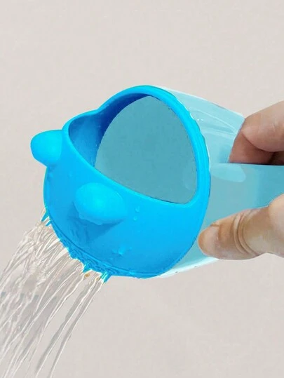 1pc Bear Shaped Baby Shampoo Cup Shower Rinser Bathing Gargle Cup