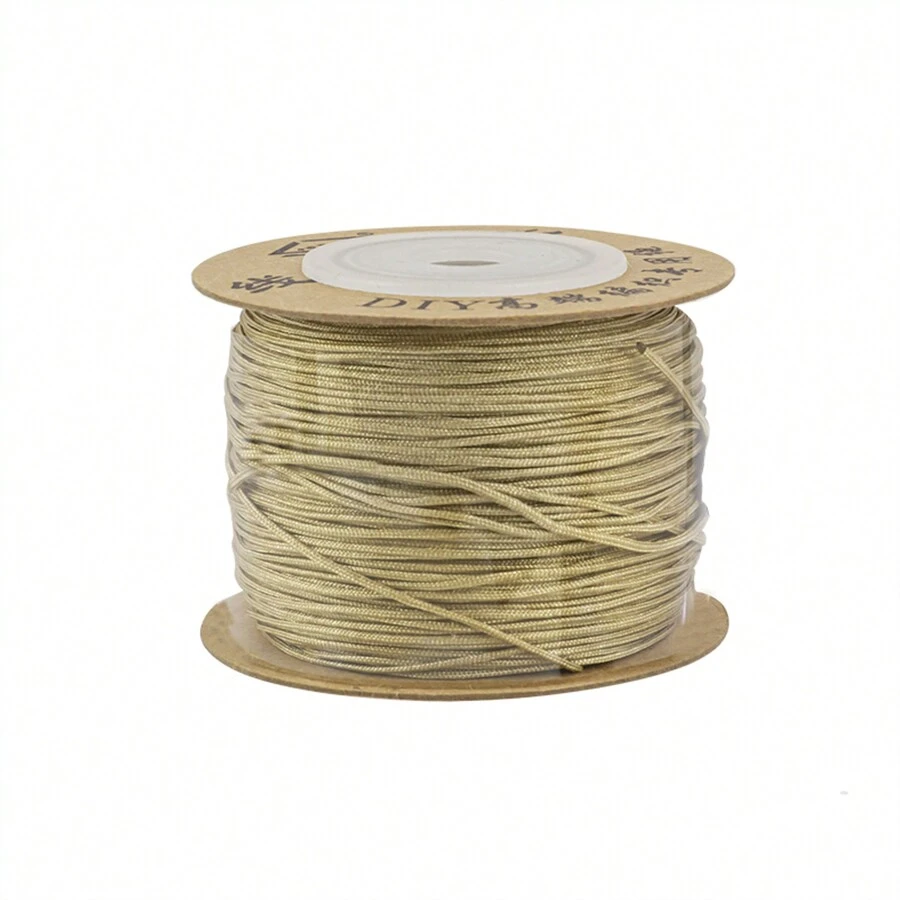 Chinese Thread For Bracelets 0.8mm Various Colors - Beige - View 1