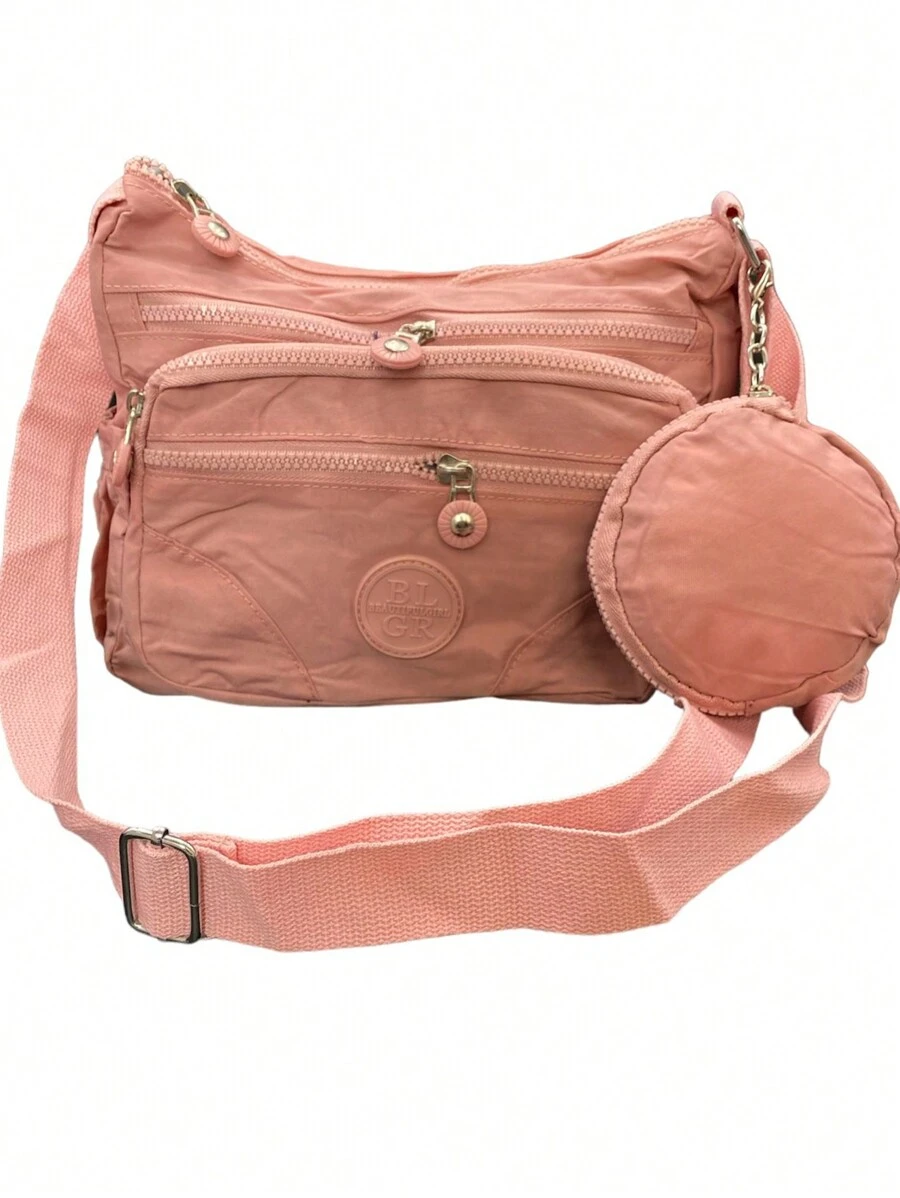 Women's Multi-Compartment Cross Shoulder Backpack, Crossbody Bag With Circular Purse, School Backpack - Multicolor - View 1