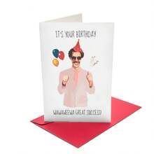1pc Interesting And Creative Birthday Card, "Funny ' Wawaweewa Great Success!' Birthday Card", Funny Greeting Card For Boyfriend Or Girlfriend, Happy Birthday - Multicolor - View 7