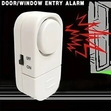 Sistema de alarma de seguridad inalámbrico para ventana y puerta de hogar, sensor magnético antirrobo para sistema de seguridad del hogar - Blanco - Ver 4