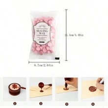 BAOFALI 100 PCS Colorful Aurora Wax Beads For Wax Seal Stamp/100 PCS Sakura Shape Sealing Wax Beads For Wax Seal Stamp