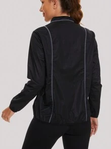 1套女士長袖連褲拉鍊設計銀膜包覆汗蒸衣套裝，適用於戶外運動、健身和跑步