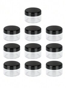 1pc/5pcs/10pcs  5g/10g/15g/20g Travel Bottles Set,For Home & Daily Use,Travel Essentials Accessories,Containers With Screw On Lids,For Beauty Products,Essential Oils,For Body Wash/Conditioner/Shampoo/Face Wash/Hand Soap/Dish Soap/Lotion