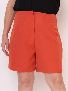 Women Shorts - 鏽棕色 - 查看 4