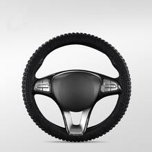 1pc Non-Slip Elastic Car Steering Wheel Cover Without Inner Ring For Men And Women, All Seasons - Black - View 5