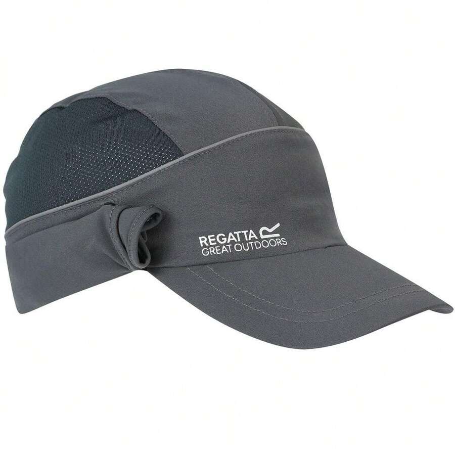 Regatta Unisex Protector II Roll-Up Neck Baseball Cap (Seal Grey) - Seal Grey - View 1
