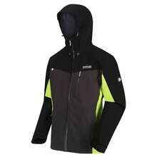 Regatta Mens Birchdale Waterproof Hooded Jacket (Ash/Black) - Dark Grey - View 4